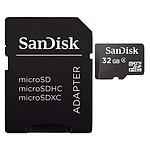 SanDisk Carte mémoire microSDHC 32 Go