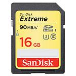 SanDisk Carte mémoire SDHC Extreme UHS-1 U3 16 Go