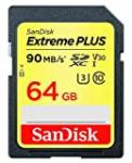 SanDisk Carte mémoire SDXC Extreme PLUS UHS-1 U3 V30 64 Go