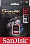 SanDisk Carte mémoire SDXC Extreme PRO UHS-1 U3 V30 256 Go