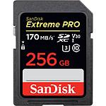 SanDisk Carte mémoire SDXC Extreme PRO UHS-I U3 256 Go