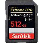 SanDisk Carte mémoire SDXC Extreme PRO UHS-I U3 512 Go