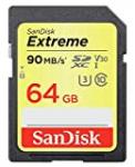 SanDisk Carte mémoire SDXC Extreme UHS-1 U3 V30 64 Go