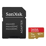 SanDisk Extreme microSDXC UHS-I U3 1 To + Adaptateur SD