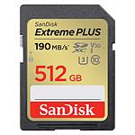 SanDisk Extreme PLUS SDXC UHS-I 512 Go