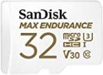 SanDisk Max Endurance microSDHC UHS-I U3 V30 32 Go + Adaptateur SD