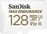 SanDisk Max Endurance microSDXC UHS-I U3 V30 128 Go + Adaptateur SD