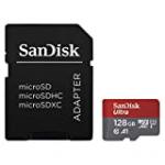 SanDisk Ultra Android microSDXC pour APN 128 Go + Adaptateur SD