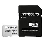 Transcend MicroSDHC 300S 256 Go + Adaptateur SD